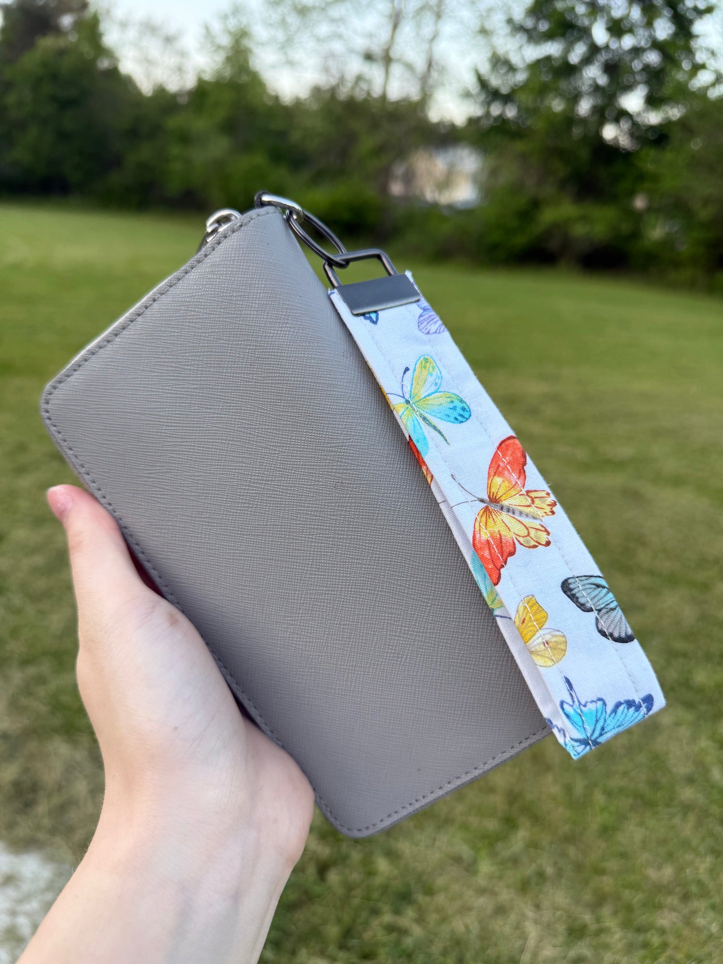 Butterfly Wristlet Keychain