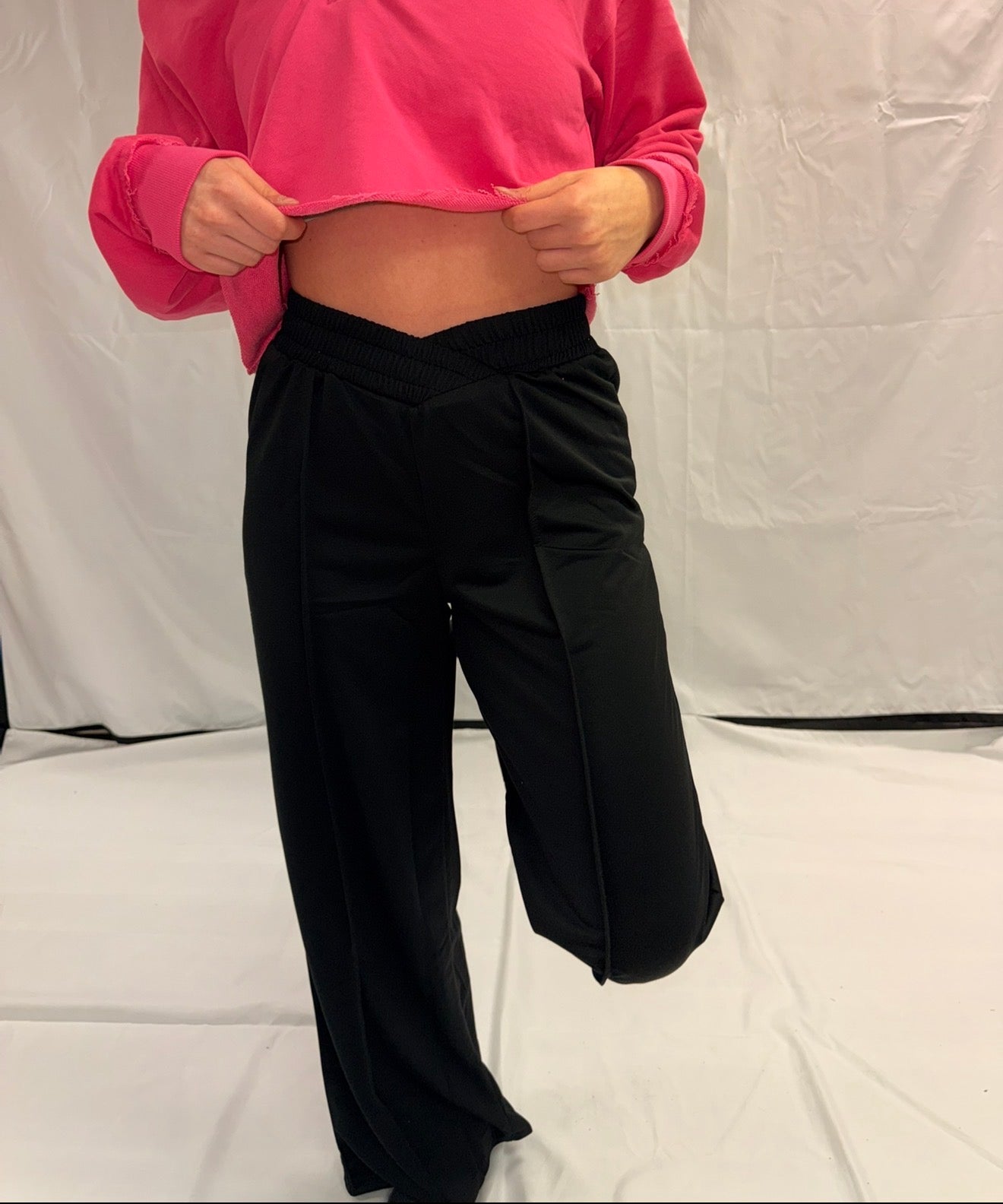 The Bella Sweats- High-Waisted Wide Leg Pants