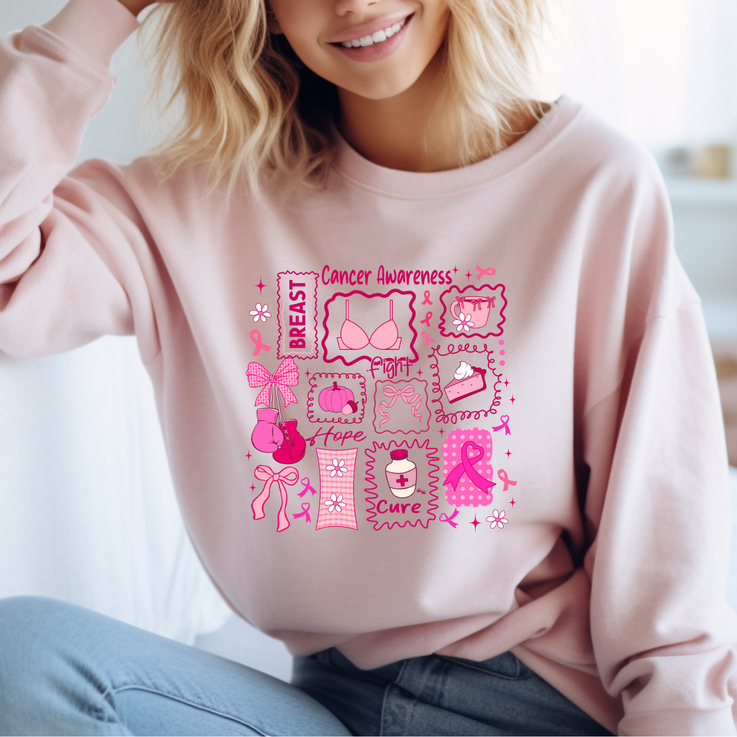 Cancer Awareness Tees + Crews