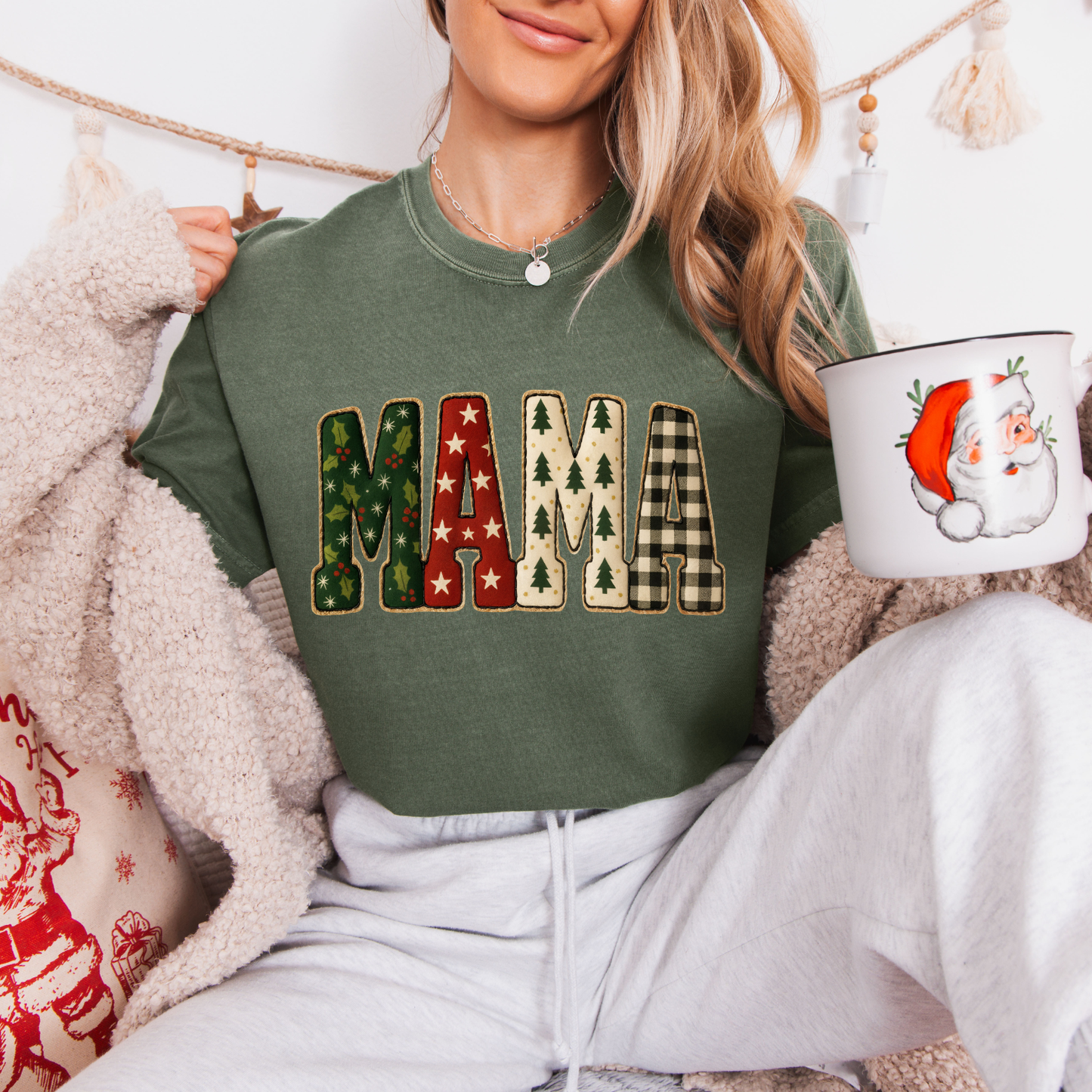 Christmas Gigi,Mama,Nana,Mimi Tees + Crews