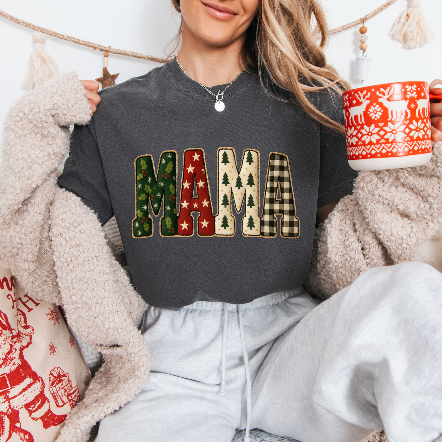Christmas Gigi,Mama,Nana,Mimi Tees + Crews