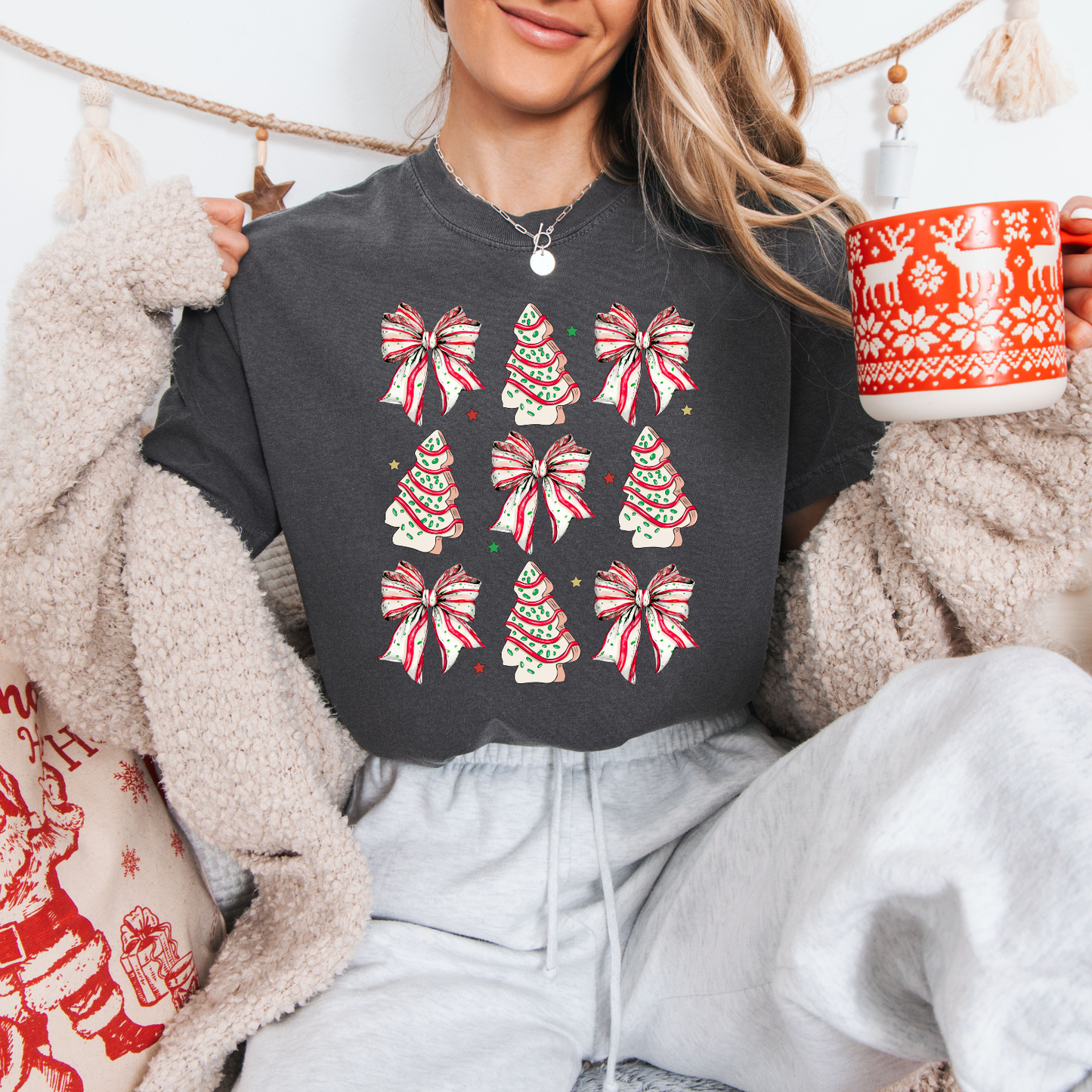 Christmas Food Trees + Bows