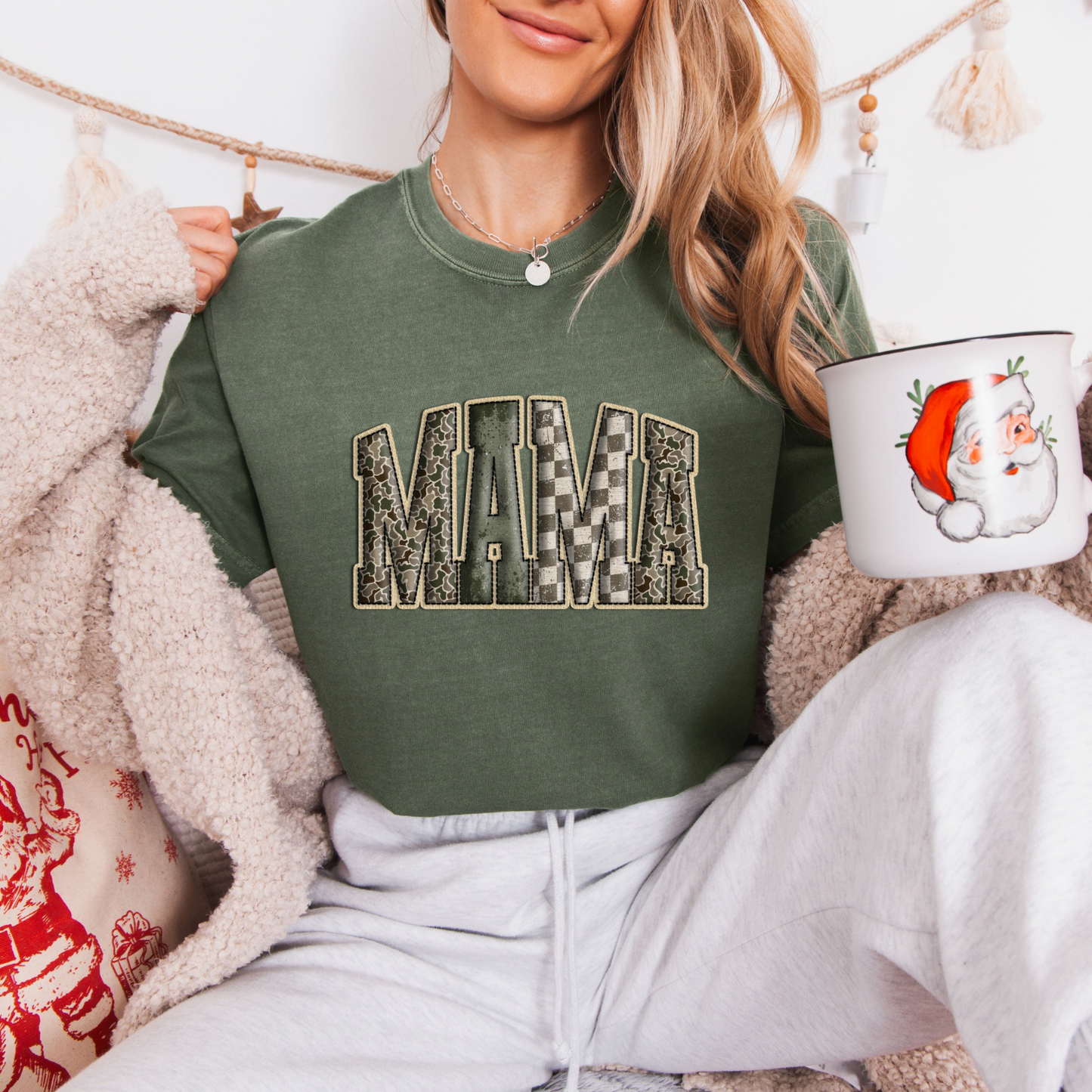Camo Mama Tee + Crew