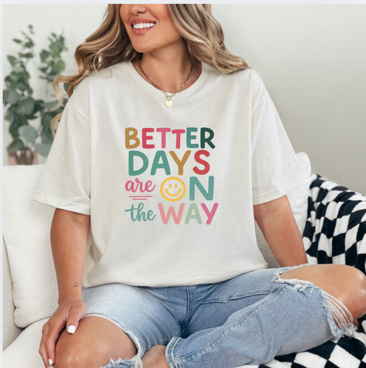 Better Days Tee (Natural/Cream)