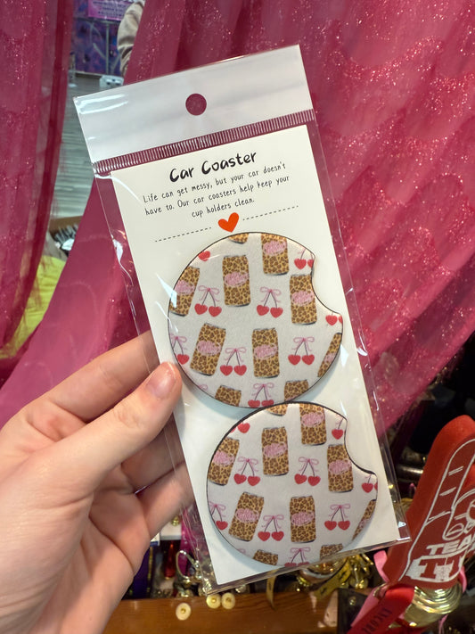 CHEETAH Dr. Pepper Car Coasters